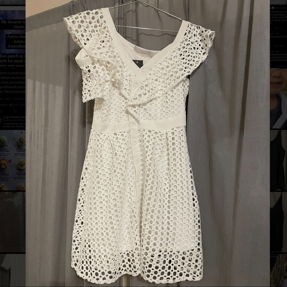 White Nasty Gal Dress